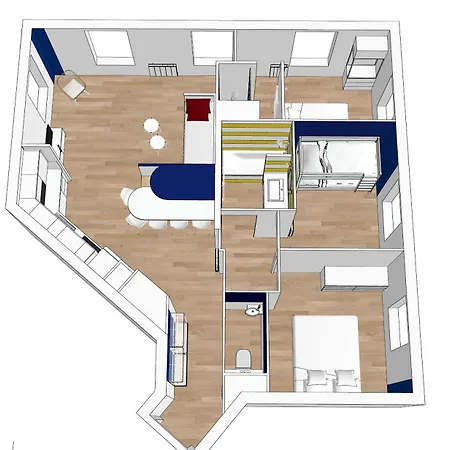 La Serrisienne 7 - Val D'europe - Disneyland Paris - 6 A 8 Personnes Appartement *